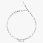 MY MOVE NECKLACE قلادة الماس ذهب أبيض