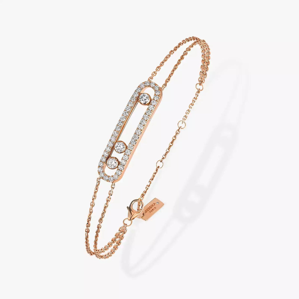 MOVE CLASSIQUE  سوار الماس ذهب أصفر