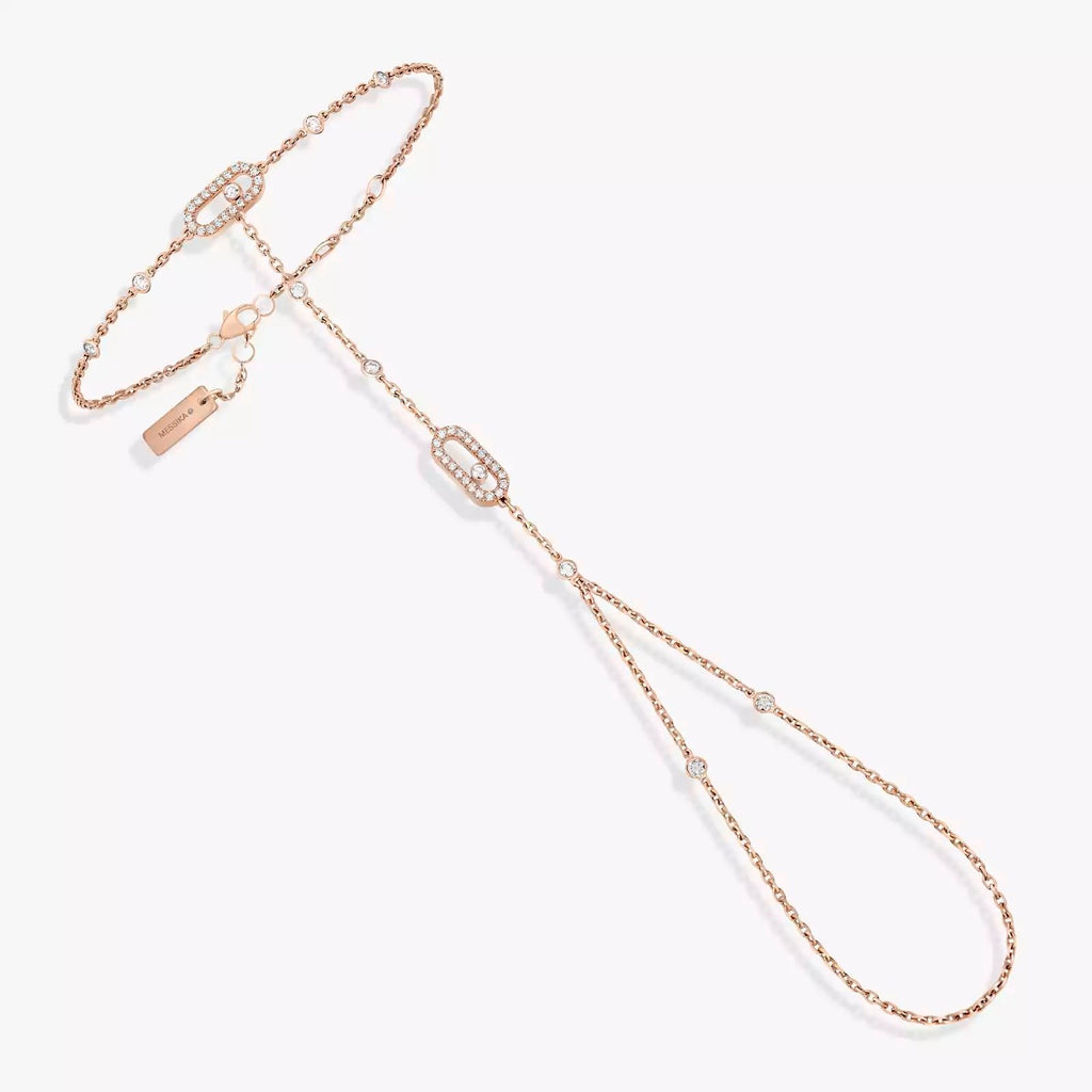 MOVE UNO سوار اليد سوار الماس ذهب أبيض