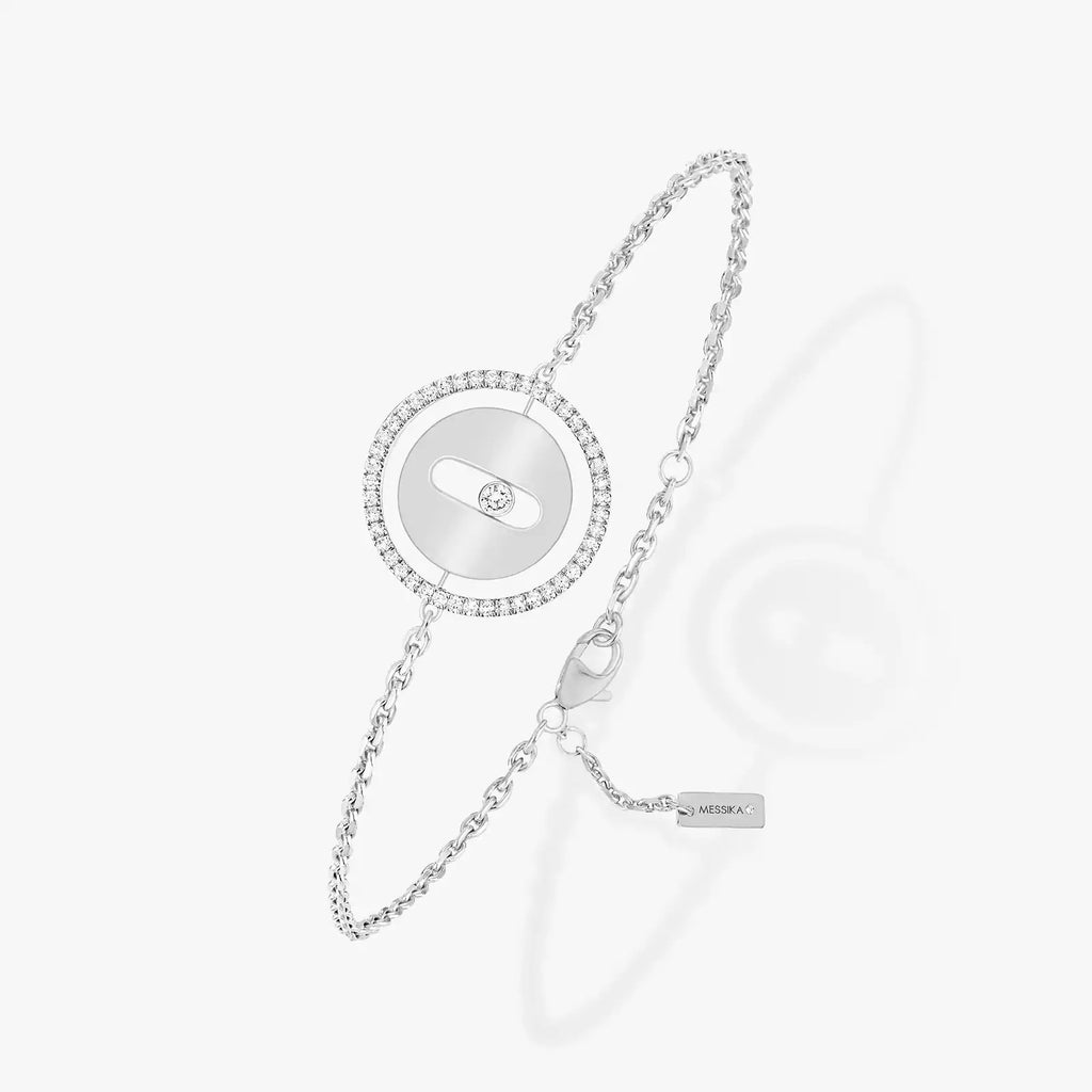 LUCKY MOVE PM سوار الماس ذهب أبيض