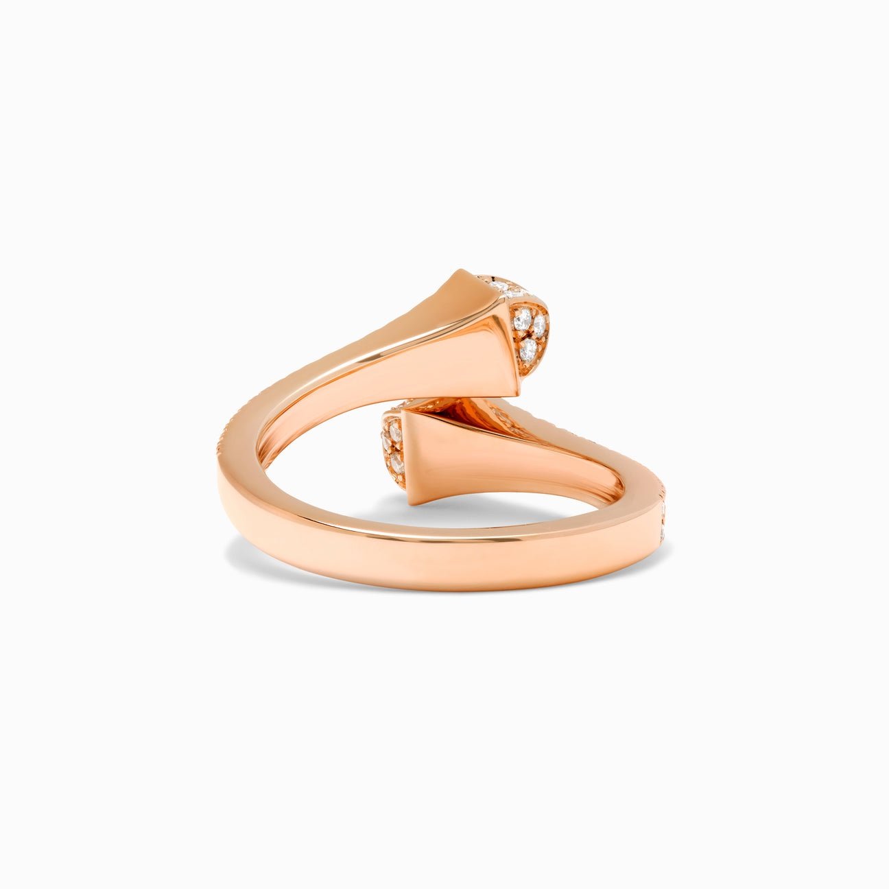Cleo Full Diamond Slim Ring Rose Gold