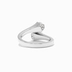 Cleo Full Diamond Slim Ring White Gold