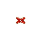 ‏JEUX DE LIENS " أقراط جو دو ليان" ذهب وردي، عقيق أحمر