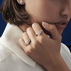 خاتم "جوزفين إيغريت" ذهب أبيض، ألماس JOSÉPHINE AIGRETTE