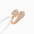 Cleo Full Diamond Ring Rose Gold