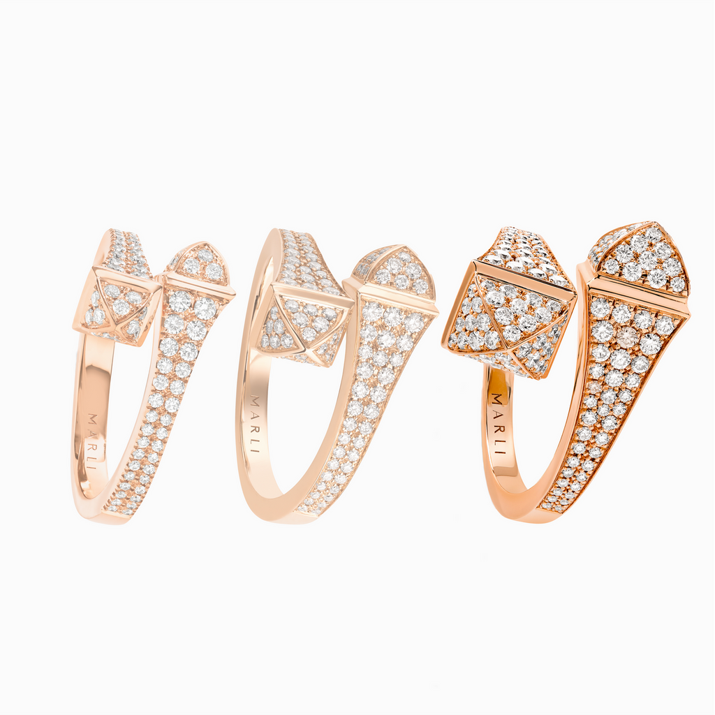 Cleo Full Diamond Ring Rose Gold