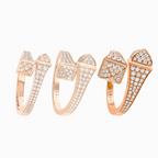 Cleo Full Diamond Ring Rose Gold
