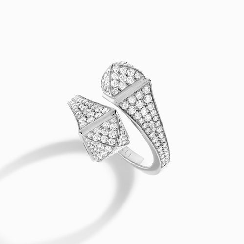 Cleo Full Diamond Ring White Gold