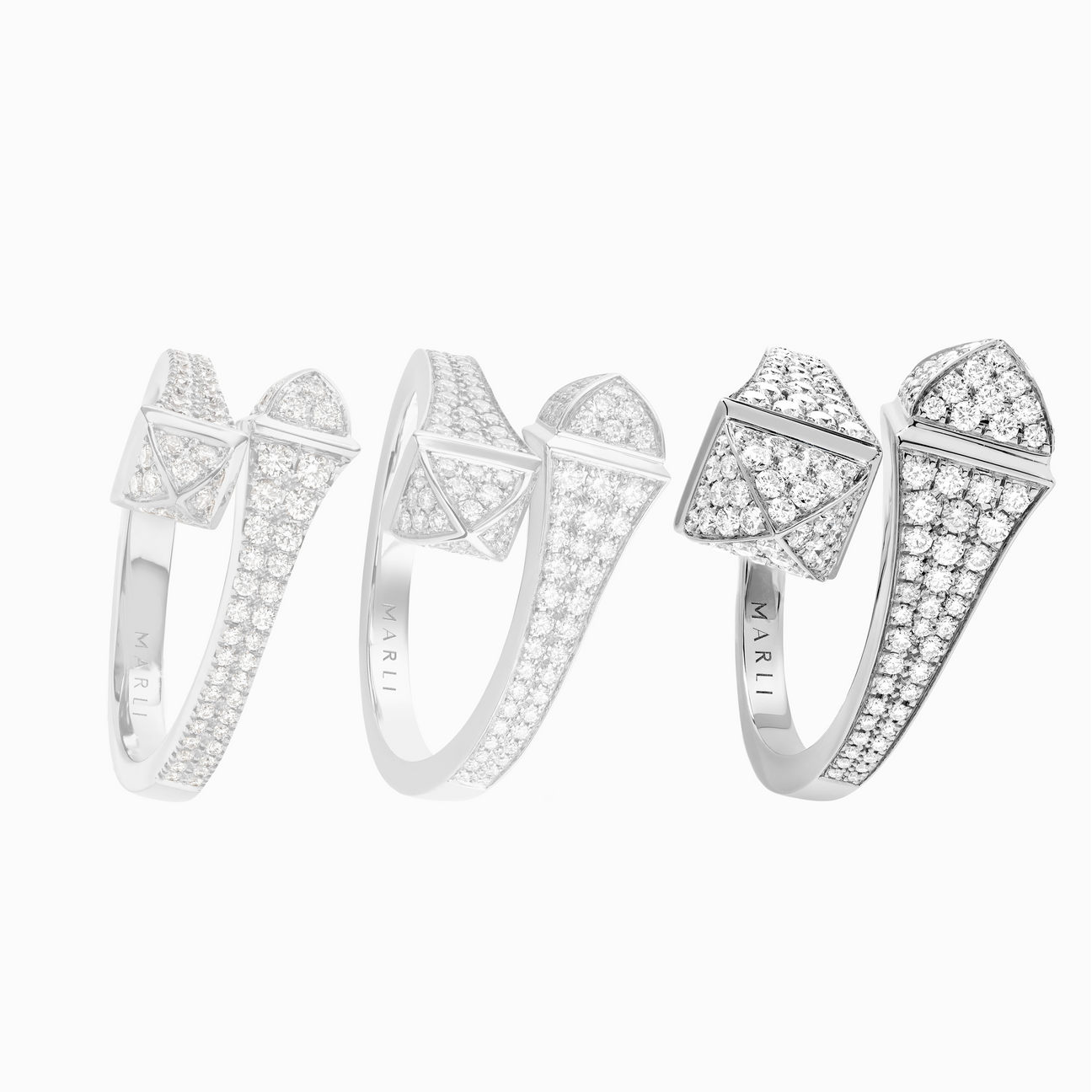 Cleo Full Diamond Ring White Gold