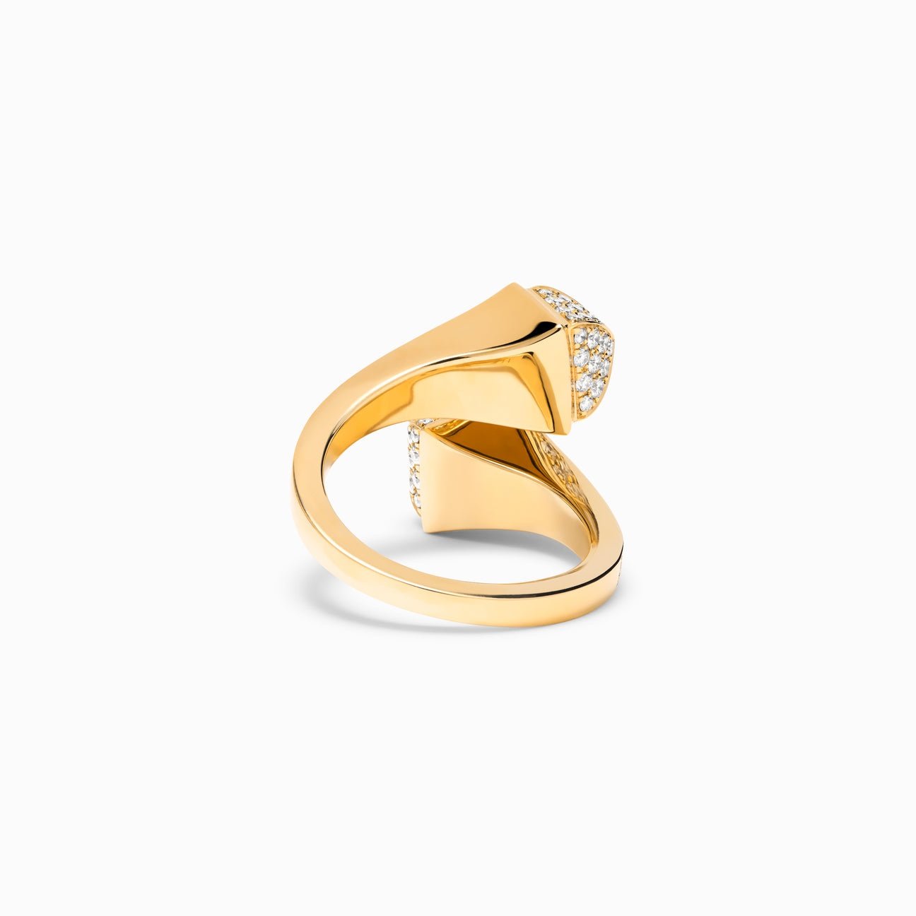 Cleo Full Diamond Ring Yellow Gold