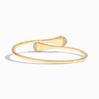 Cleo Full Diamond Slip-On Bracelet Yellow Gold