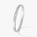 MOVE NOA BANGLE PM PAVÉ سوار الماس ذهب وردي