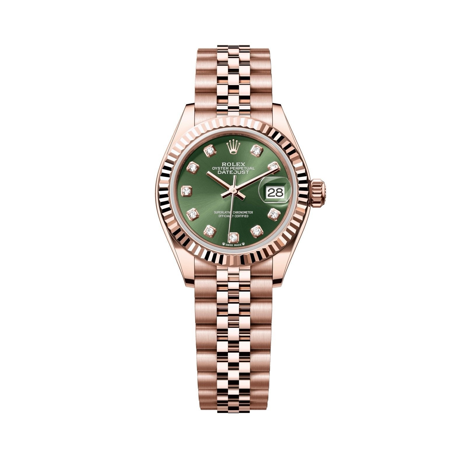Lady-‏Datejust Oysrer 28 mm  ليدي ديت جست  أويستر